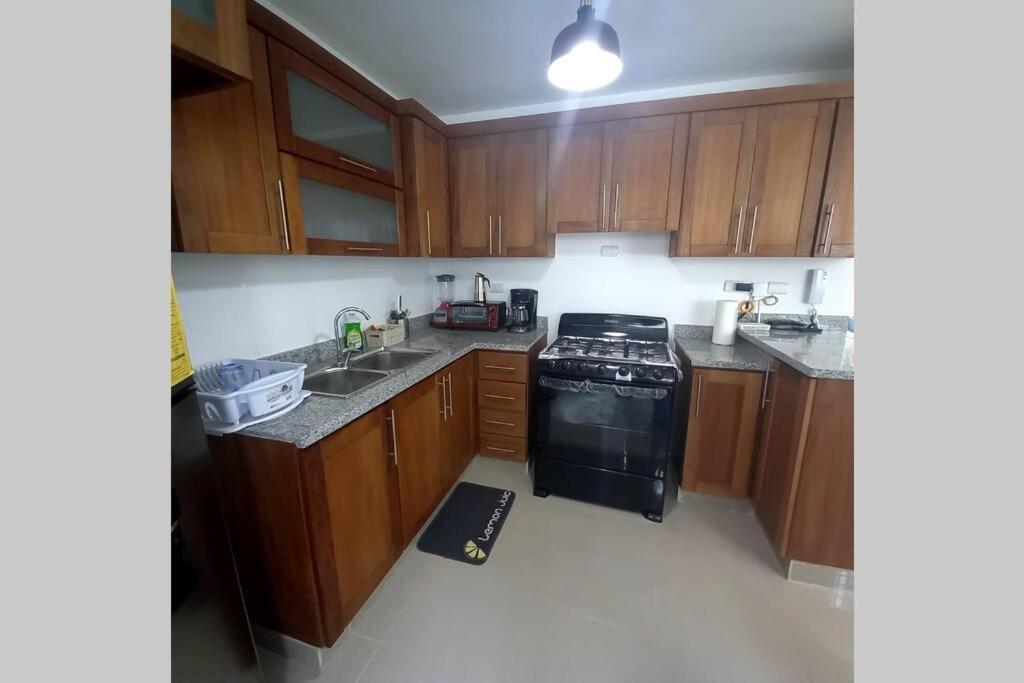 Vista Verde: Apartamento Familiar con Piscina y Áreas Recreativas Santiago De Los Caballeros Exterior photo